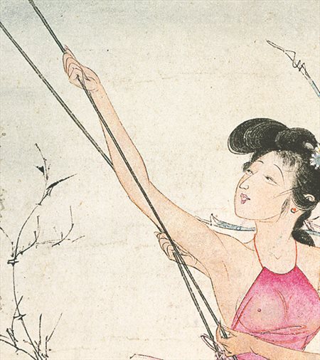 裕安-胡也佛的仕女画和最知名的金瓶梅秘戏图